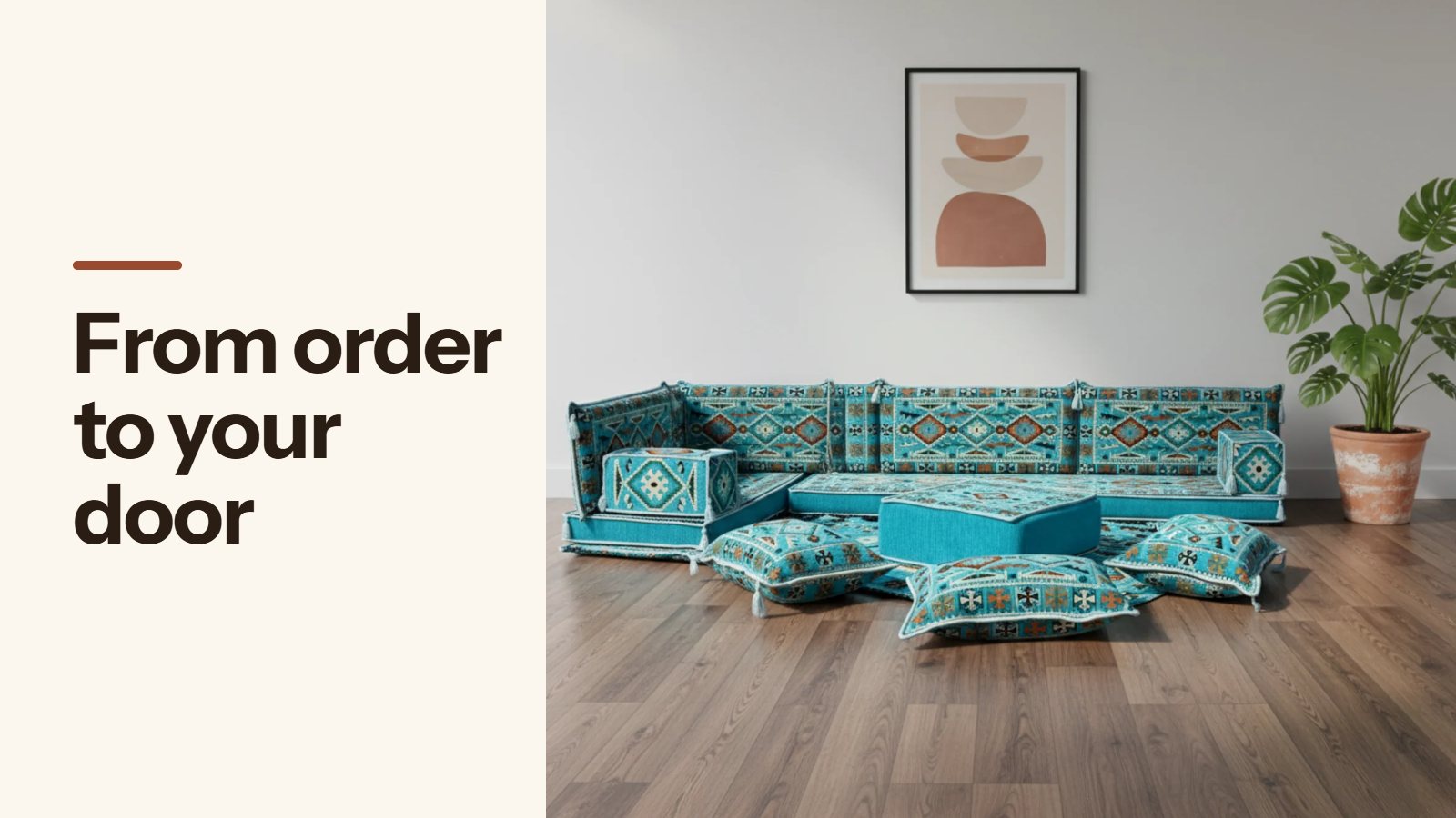 Floor Sofa Shipping to the USA: Timeline From Order to Your Door