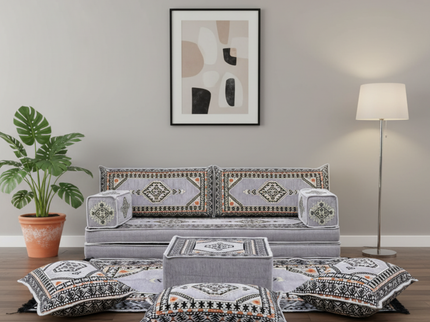 Topkapi Arabic majlis loveseat set, Gray, photo 1