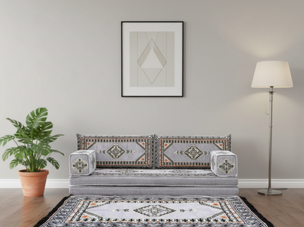 Topkapi Arabic majlis loveseat set, Gray, photo 6