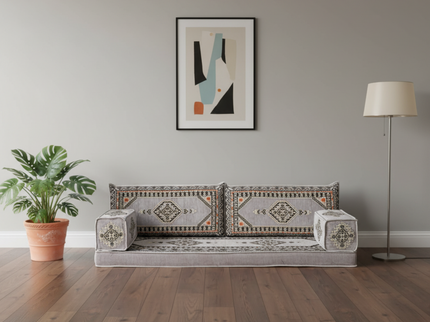 Topkapi Arabic majlis loveseat set, Gray, photo 5